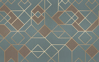Échantillon, Design SK0699, Papier peint panoramique Géométrique Triangles et Losanges - Collection 1 - Sur mesure