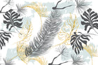 Design SK0700 — Palmier Tropical Doré Luxe - Collection 1 — design seul — Novomur