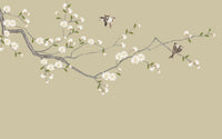 Échantillon, Design SK0756, Papier peint panoramique Cerisier en Fleurs - Sur mesure