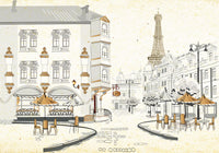 Échantillon, Design SK0794, Papier peint panoramique Architecture et Villes - Sur mesure