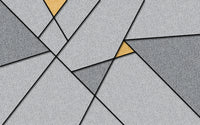 Échantillon, Design SK0915, Papier peint panoramique Géométrique Triangles et Losanges - Collection 1 - Sur mesure