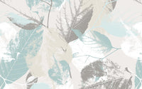 Échantillon, Design SL0083, Papier peint panoramique Botanique Feuillage - Collection 2 - Sur mesure