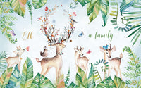 Échantillon, Design SL0085, Papier peint panoramique Animaux Forêt - Collection 2 - Sur mesure