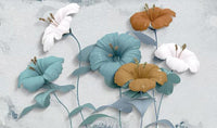 Échantillon, Design SL0089, Papier peint panoramique Floral Petites Fleurs - Sur mesure