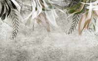 Échantillon, Design SL0278, Papier peint panoramique Botanique Feuillage - Collection 1 - Sur mesure