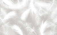 Échantillon, Design SL0279, Papier peint panoramique Plumes - Collection 2 - Sur mesure