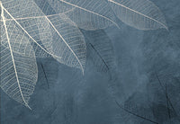 Échantillon, Design SL0282, Papier peint panoramique Botanique Feuilles Sombres - Sur mesure