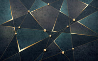 Échantillon, Design SL0353, Papier peint panoramique Géométrique Triangles et Losanges - Collection 4 - Sur mesure