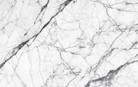 Échantillon, Design SL0394, Papier peint panoramique Marbre Blanc Classique - Collection 3 - Sur mesure