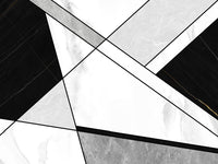 Échantillon, Design SL0404, Papier peint panoramique Géométrique Triangles et Losanges - Collection 5 - Sur mesure