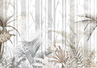 Design SL0451 — Papier peint Paysage tropical beige aquarelle vintage — Novomur