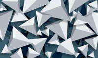 Échantillon, Design SL0454, Papier peint panoramique Géométrique Triangles et Losanges - Collection 4 - Sur mesure