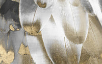 Échantillon, Design SL0460, Papier peint panoramique Plumes - Collection 2 - Sur mesure