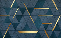 Échantillon, Design SL0464, Papier peint panoramique Géométrique Triangles et Losanges - Collection 4 - Sur mesure