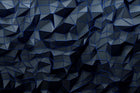 Design SL0473 — Papier peint Polygones bleu marine 3D facette — Novomur