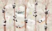 Échantillon, Design SL0581, Papier peint panoramique Animaux Forêt - Collection 2 - Sur mesure