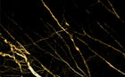 Design SL0585 — Papier peint Marbre noir Portoro veines dorees — Novomur