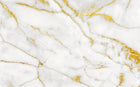 Design SL0587 — Papier peint Marbre blanc veines dorees Calacatta or — Novomur