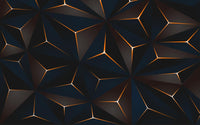 Échantillon, Design SL0638, Papier peint panoramique Géométrique Triangles et Losanges - Collection 4 - Sur mesure