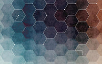 Échantillon, Design SL0734, Papier peint panoramique Géométrique Triangles et Losanges - Collection 3 - Sur mesure