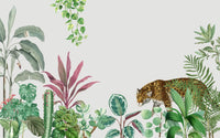 Échantillon, Design SL0778, Papier peint panoramique Safari Enfant - Sur mesure
