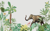 Échantillon, Design SL0779, Papier peint panoramique Safari Enfant - Sur mesure