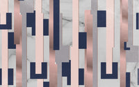 Échantillon, Design SL0784, Papier peint panoramique Géométrique Triangles et Losanges - Collection 3 - Sur mesure