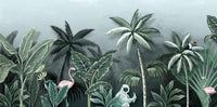 Échantillon, Design SL0830, Papier peint panoramique Safari Jungle Animaux - Collection 2 - Sur mesure