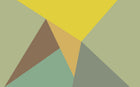 Design SL0832 — Papier peint Triangles vert sauge jaune fond vert — Novomur