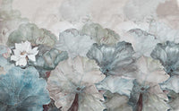 Échantillon, Design SL0837, Papier peint panoramique Floral Création - Collection 1 - Sur mesure