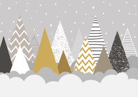 Échantillon, Design SL0869, Papier peint panoramique Forêt Pins et Sapins - Collection 2 - Sur mesure