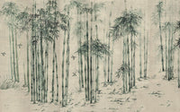 Échantillon, Design ZX0147, Papier peint panoramique Bambou - Sur mesure
