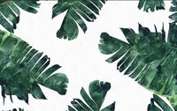 Échantillon, Design ZX0199, Papier peint panoramique Palmier Tropical Vert - Collection 2 - Sur mesure