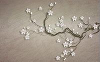 Échantillon, Design ZX0251, Papier peint panoramique Floral Petites Fleurs - Sur mesure