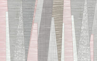 Échantillon, Design ZX0274, Papier peint panoramique Géométrique Triangles et Losanges - Collection 5 - Sur mesure
