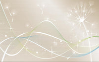 Échantillon, Design ZX0484, Papier peint panoramique Floral Création - Collection 2 - Sur mesure