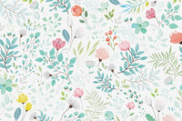 Échantillon, Design ZX0505, Papier peint panoramique Liberty Floral Ditsy - Collection 1 - Sur mesure