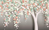 Échantillon, Design ZX0509, Papier peint panoramique Floral Petites Fleurs - Sur mesure