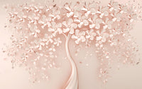 Échantillon, Design ZX0512, Papier peint panoramique Floral Pivoines et Roses - Collection 2 - Sur mesure