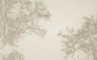 Échantillon, Design ZX0541, Papier peint panoramique Botanique Feuillage - Collection 1 - Sur mesure