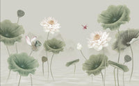 Échantillon — Design ZX0568 — Papier peint Floral Création - Collection 2 - Sur mesure