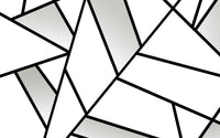 Échantillon, Design ZX0635, Papier peint panoramique Géométrique Triangles et Losanges - Collection 4 - Sur mesure