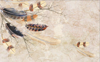 Échantillon — Design ZX0653 — Plumes - Collection 2 - Sur mesure