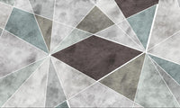 Échantillon, Design ZX0698, Papier peint panoramique Géométrique Triangles et Losanges - Collection 5 - Sur mesure