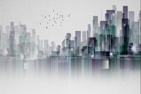 Échantillon, Design ZX0759, Papier peint panoramique Architecture et Villes - Sur mesure