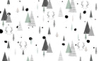 Design ZX0761 — Papier peint Sapins bois cerf scandinave enfant — Novomur