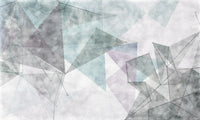 Échantillon, Design ZX0783, Papier peint panoramique Géométrique Triangles et Losanges - Collection 5 - Sur mesure