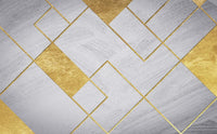 Échantillon, Design ZX0791, Papier peint panoramique Géométrique Triangles et Losanges - Collection 3 - Sur mesure