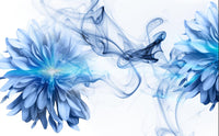 Échantillon, Design ZX0796, Papier peint panoramique Floral Création - Collection 1 - Sur mesure