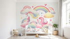 Design A0012 — Papier peint Licorne Enfant — Novomur